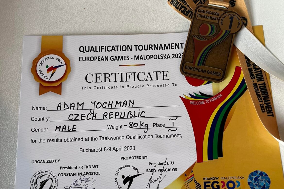 Adam Jochman se kvalifikoval na European Games